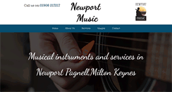 Desktop Screenshot of newportmusic.co.uk