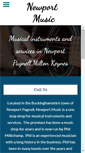 Mobile Screenshot of newportmusic.co.uk