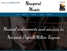 Tablet Screenshot of newportmusic.co.uk
